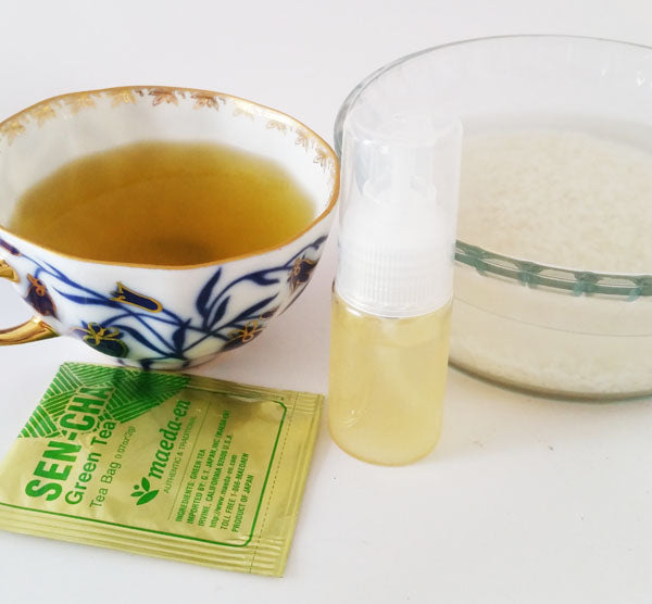 HOW TO MAKE RICE WATER & GREEN TEA FACIAL TONER