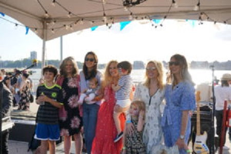 Friends of Hudson River Park Playground Commitee kicks off their Annual Backyard BBQ at Chelsea Pier 62…