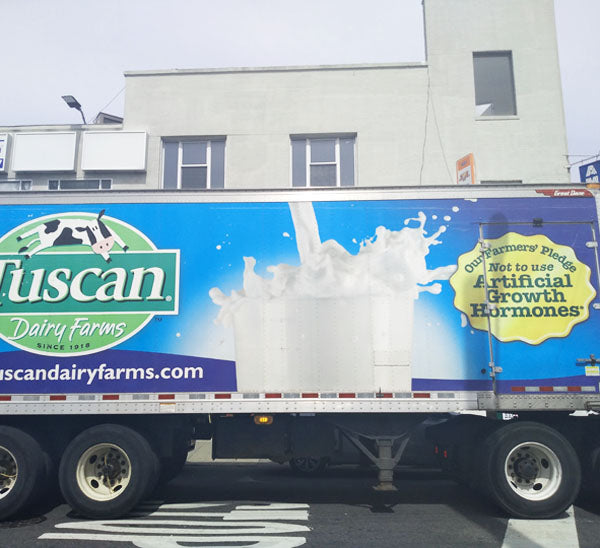 MILK WITH ARTIFICIAL GROWTH HORMONE