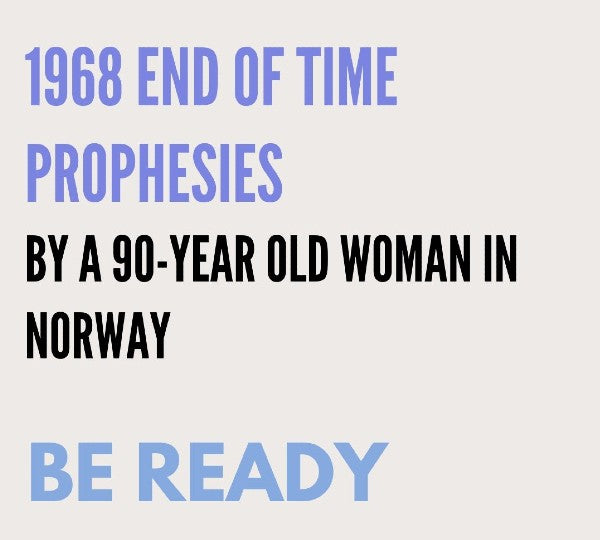 1968 PROPHESIES BY A WOMAN IN NORWAY