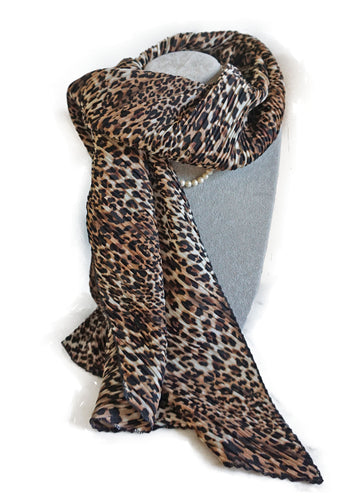 Leopard Print Scarf - CHANCEUSES