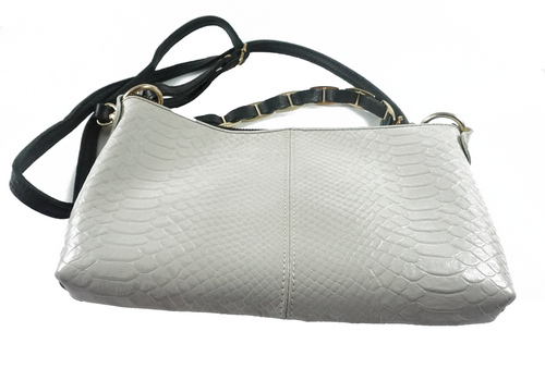 White Leather Satchel - CHANCEUSES