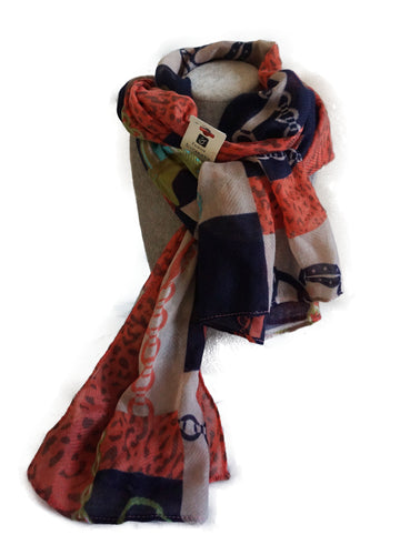 Oversized Scarf- Orange - CHANCEUSES